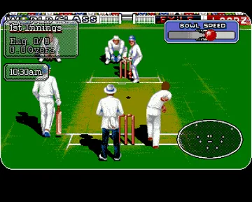 Graham Gooch World Class Cricket screen shot game playing